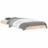 Estructura de cama madera maciza de pino 75x190 cm 3