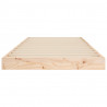 Estructura de cama madera maciza de pino 75x190 cm 5