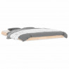 Estructura de cama de madera maciza de pino 160x200 cm 2