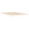 Estructura de cama madera maciza de pino blanco 135x190 cm 4