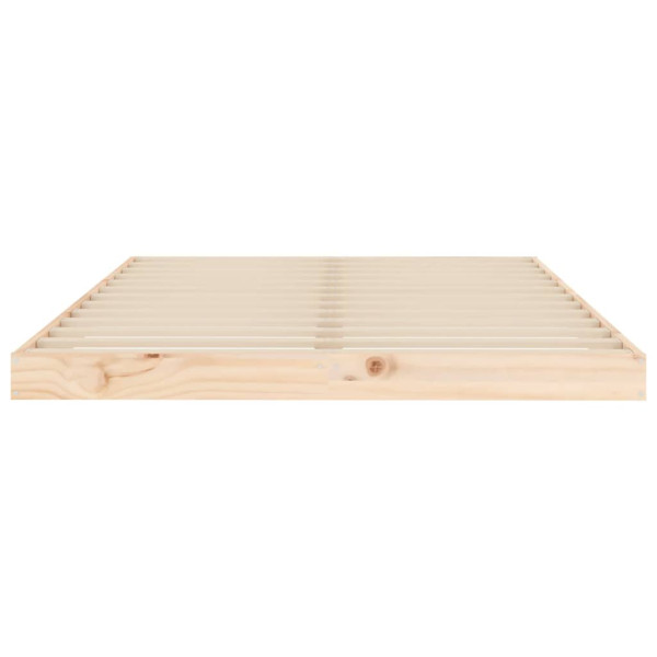 Estrutura de cama de casal pequena 120x190 cm pinho maciço M 5