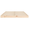 Estrutura de cama de casal pequena 120x190 cm pinho maciço 5