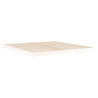 Estructura de cama de madera maciza blanca 180x200 cm 4