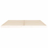 Estrutura cama super king size 180x200 cm pinho maciço branco 5