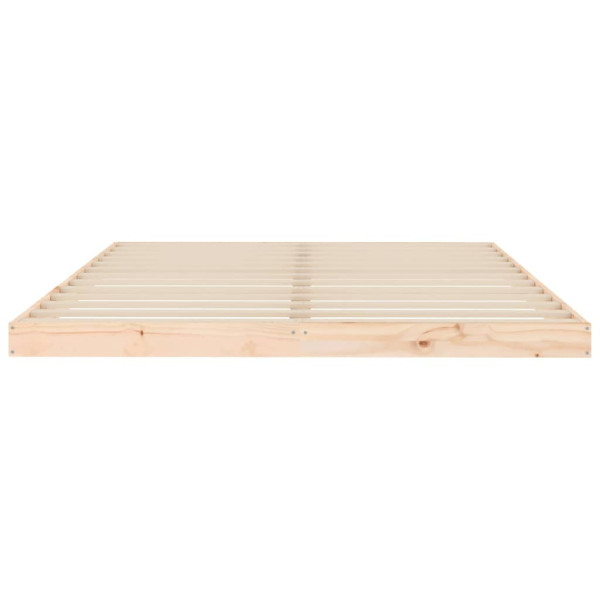 Estructura de cama madera maciza de pino 150x200 cm M 5
