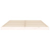 Estructura de cama madera maciza de pino blanco 150x200 cm 5