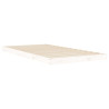 Estructura de cama madera maciza de pino blanco 100x200 cm 4