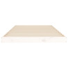 Estructura de cama madera maciza de pino blanco 100x200 cm 5