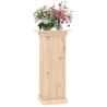 Soporte para plantas madera maciza de pino 40x40x90 cm 3