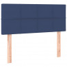 Cabecero con LED de tela azul 80x5x78/88 cm 4