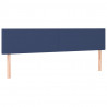 Cabecero con LED de tela azul 180x5x78/88 cm 4