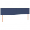 Cabecero con LED de tela azul 200x5x78/88 cm 4