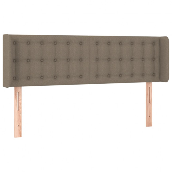 Cabeceira de cama c/ luzes LED 147x16x78/88cm cinza-acastanhado M 3