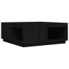 Mesa de centro madera maciza de pino negro 100x101x40.5 cm 2