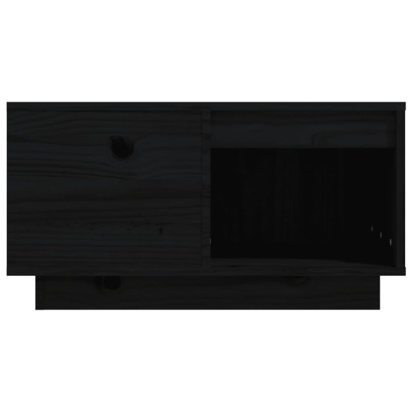 Mesa de centro de madera maciza de pino negro 60x61x32.5 cm M 5
