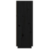 Aparador alto de madera maciza de pino negro 60x40x116.5 cm 4