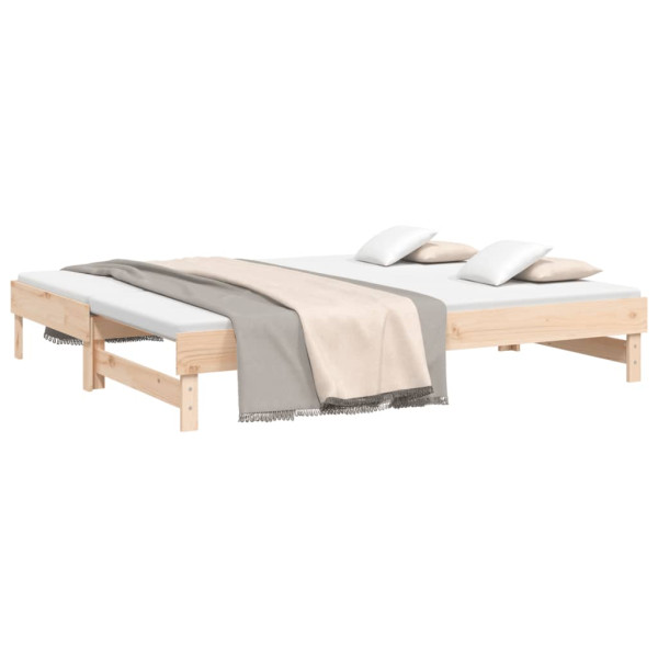 Sofá cama extraíble madera maciza de pino 2x(90x200) cm M 3