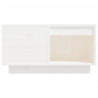 Mesa de centro de madera maciza de pino blanco 60x61x32.5 cm 5