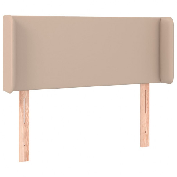 Cabecero con LED cuero sintético color capuchino 93x16x78/88 cm M 3