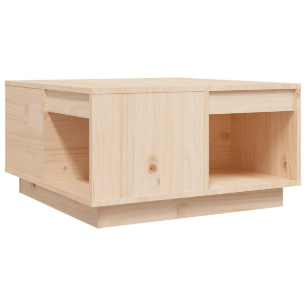 Mesa de centro madera maciza de pino 60x61x32.5 cm M 2