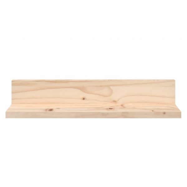 Estantes de pared 2 uds madera maciza de pino 50x11x9 cm M 3