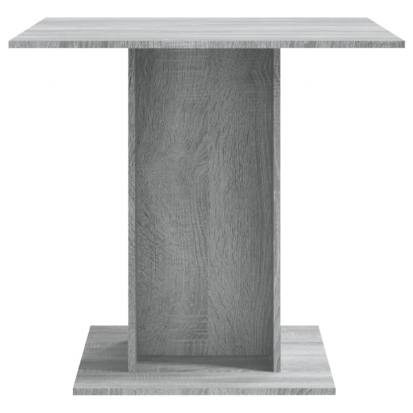 Mesa de comedor madera contrachapada gris Sonoma 80x80x75 cm M 4