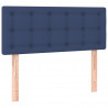 Cabecero con LED de tela azul 90x5x78/88 cm 4