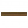Estantes de pared 2 uds madera de pino marrón miel 80x12x9 cm 4