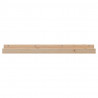 Estantes de pared 2 uds madera maciza de pino 110x12x9 cm 4