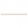 Estantes de pared 2 uds madera maciza de pino blanco 110x12x9cm 4