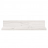 Estantes de pared 2 uds madera maciza de pino blanco 50x11x9 cm 3