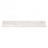 Estantes de pared 2 uds madera maciza de pino blanco 80x11x9 cm 3