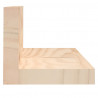 Estantes de pared 2 uds madera maciza de pino 110x11x9 cm 4