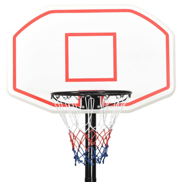 Tabela de basquetebol 258-363 cm polietileno branco M 5