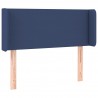 Cabecero con LED de tela azul 83x16x78/88 cm 3