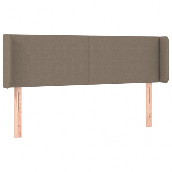 Cabeceira de cama c/ luzes LED 147x16x78/88cm cinza-acastanhado M 3