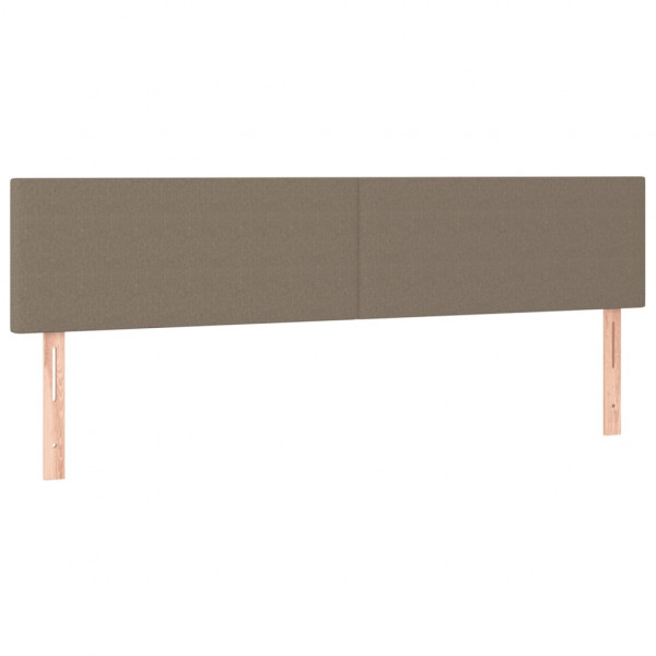 Cama com molas/colchão 80x200 cm tecido castanho-acinzentado M 5
