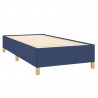 Cama com molas/colchão 100x200 cm tecido azul 4