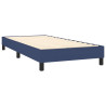Cama com molas/colchão 80x200 cm tecido azul 4