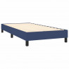 Cama com molas/colchão 100x200 cm tecido azul 4