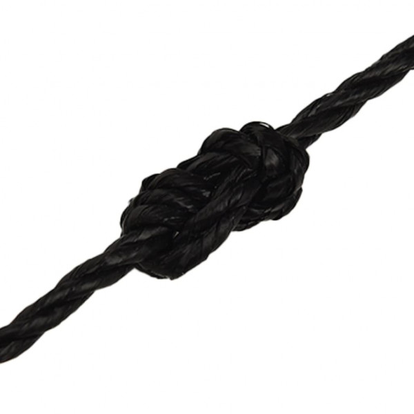 Cuerda de trabajo polipropileno negro 3 mm 25 m M 5