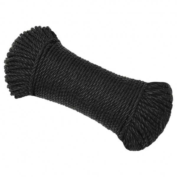 Cuerda de trabajo polipropileno negro 8 mm 50 m M 2