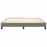 Estructura de cama box spring tela gris oscuro 180x200 cm 5