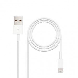 CABLE LIGHTNING A USB(A) 2.0 NANOCABLE 1M H