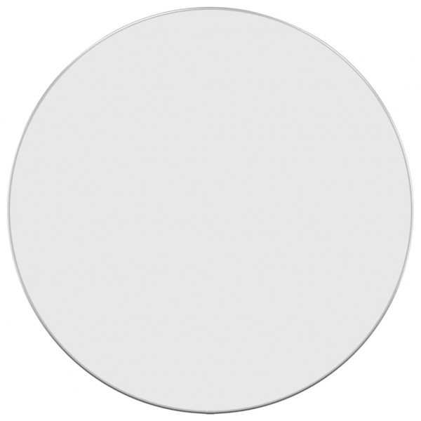 Espejo de pared redondo plateado Ø 60 cm M 2