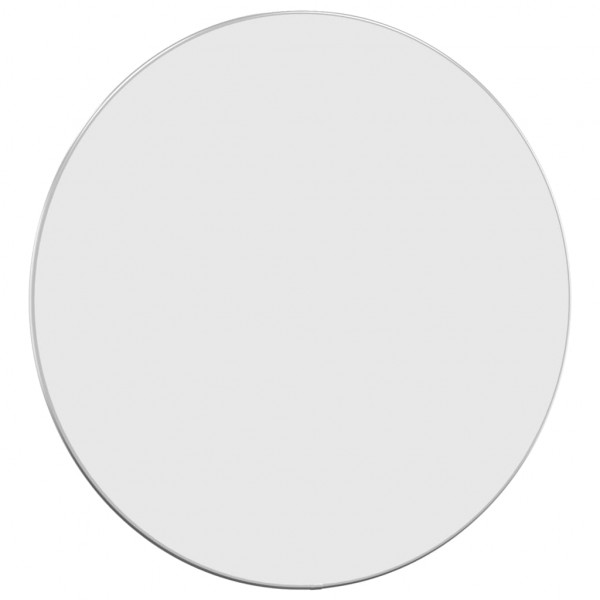 Espejo de pared redondo plateado Ø 60 cm M 3