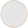Espejo de pared redondo dorado Ø 50 cm 2