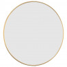 Espejo de pared redondo dorado Ø 50 cm 1