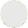 Espejo de pared redondo dorado Ø 60 cm 1