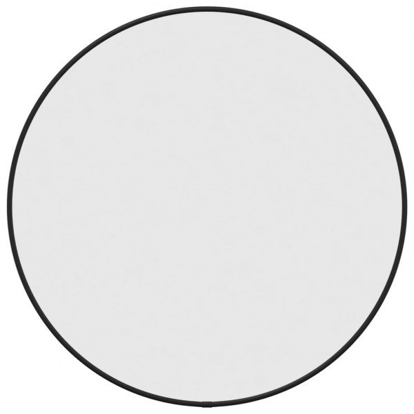 Espelho de parede Ø50 cm redondo preto M 2
